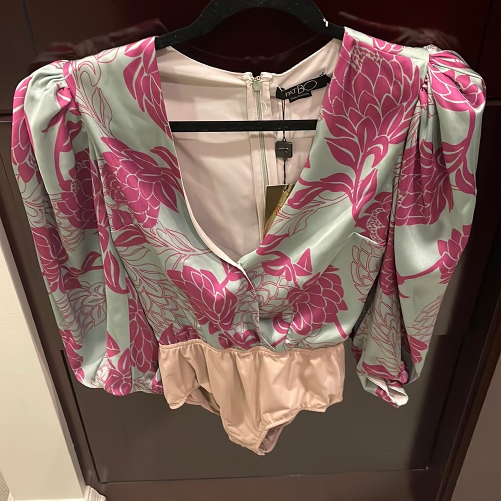 Pat Bo silk body suit